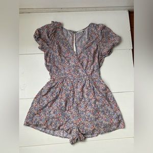 American Eagle Floral Romper